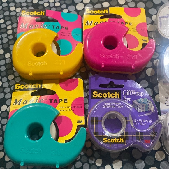 ❤️❤️❤️ CLOSET CLEAROUT!! SCOTCH Magic & Gift Wrapping Tape Bundle - Picture 2 of 7